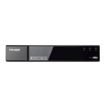 Vultech Security Network Video Recorder 4 Canali POE - 8MP UHD - H265