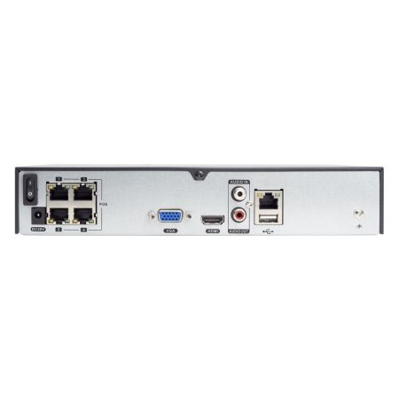 Vultech Security Network Video Recorder 4 Canali POE - 8MP UHD - H265