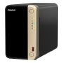 QNAP TS-264 NAS Tower Intel® Celeron® N5095 8 GB 0 TB QNAP QTS Nero, Oro