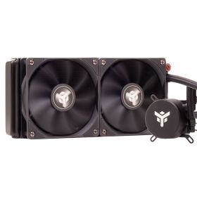itek ICECORE 240 Processore Kit di raffreddamento a liquido 12 cm Nero 1 pz