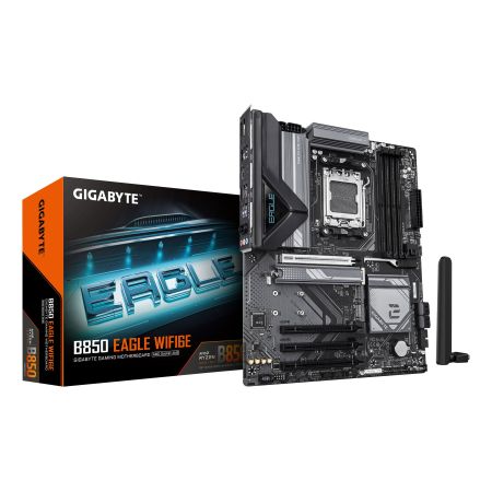 GIGABYTE B850 EAGLE WIFI6E Scheda Madre - CPU AMD Ryzen Serie 9000, VRM digitale 8+2+2 fasi, fino a 8200MHz DDR5 (OC), 1xPCIe