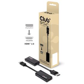 CLUB3D Displayport™ 1.2 to HDMI™ 2.0 UHD Active Adapter