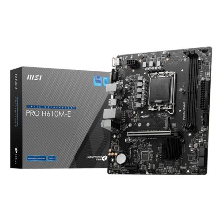 MSI PRO H610M-E scheda madre Intel H610 LGA 1700 micro ATX