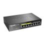 D-Link DGS-1008P switch di rete Non gestito Gigabit Ethernet (10 100 1000) Supporto Power over Ethernet (PoE) Nero