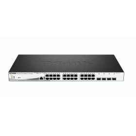 D-Link DGS-1210-28MP switch di rete Gestito L2 Gigabit Ethernet (10 100 1000) Supporto Power over Ethernet (PoE) 1U Nero, Grigio