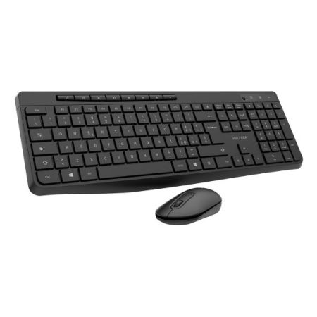 Vultech KM-841W tastiera Mouse incluso Ufficio Wireless a RF + USB QWERTY Italiano Nero