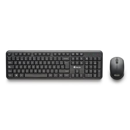 NGS HARMONY KIT (QUERTY, IT) tastiera Mouse incluso Universale RF Wireless QWERTY Italiano Nero