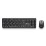 NGS HARMONY KIT (QUERTY, IT) tastiera Mouse incluso Universale RF Wireless QWERTY Italiano Nero