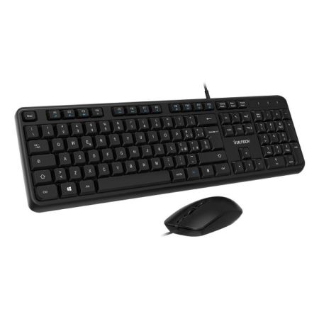 Vultech KM-811 tastiera Mouse incluso Ufficio USB QWERTY Italiano Nero