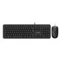 Vultech KM-811 tastiera Mouse incluso Ufficio USB QWERTY Italiano Nero