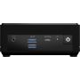 MSI CUBI N ADL S-226BEU barebone per PC stazione di lavoro PC con dimensioni 0,69 l Nero N200