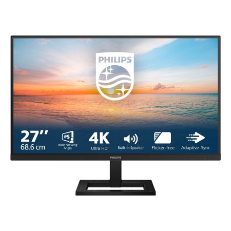 Philips Serie 1000 27E1N1800AE 00 Monitor PC 68,6 cm (27") 3840 x 2160 Pixel 4K Ultra HD LED Nero