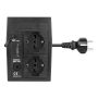 Vultech UPS650VA-LITE gruppo di continuità (UPS) A linea interattiva 0,65 kVA 360 W 2 presa(e) AC
