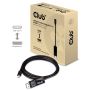 CLUB3D cac-1557 1,8 m USB tipo-C Displayport 1.4 Nero