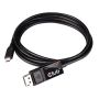 CLUB3D cac-1557 1,8 m USB tipo-C Displayport 1.4 Nero