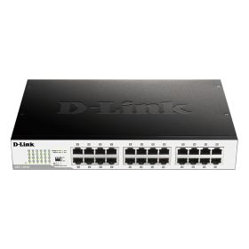 D-Link DGS-1024D switch di rete Non gestito Gigabit Ethernet (10 100 1000) 1U Nero, Argento
