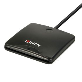 Lindy 43407 lettore di carte magnetiche USB Nero