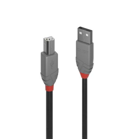 Lindy 36675 cavo USB USB 2.0 5 m USB A USB B Nero