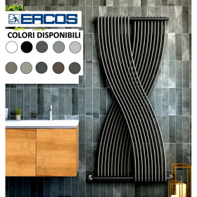 Termoarredo calorifero decorativo COLORATO GEMINI Idropolis - 176 x 80 cm