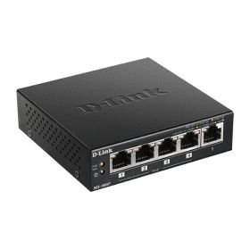 D-Link DGS-1005P Non gestito L2 Gigabit Ethernet (10 100 1000) Supporto Power over Ethernet (PoE) Nero