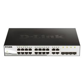 D-Link DGS-1210-20 switch di rete Gestito L2 Gigabit Ethernet (10 100 1000) 1U Nero