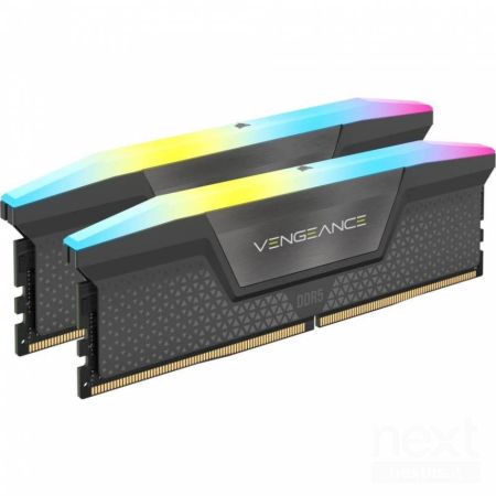 Corsair CMH32GX5M2B6000Z38 Vengeance RGB 32GB Kit 2x16GB DDR5 6000MHz CL38 Grigio - Memorie RAM