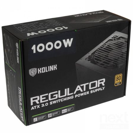 Kolink REGULATOR 1000W Modulare 80+ Gold PFC Attivo ATX 3.0