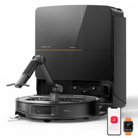 Roborock Saros Z70 Black Aspirapolvere Robot con Stazione di Pulizia