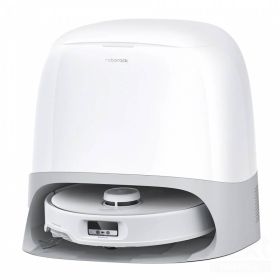 Roborock Qrevo Curv White Aspirapolvere Robot con Navigazione Intelligente e Stazione di Pulizia