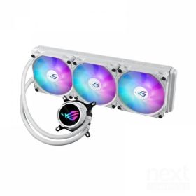 ASUS ROG Strix LC III 360 ARGB White Edition CPU Liquid Cooler Display LCD Intel 1851/1700/1200 AMD AM5/AM4