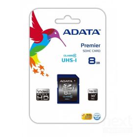 ADATA  8GB SDHC ASDH8GUICL10-R Premier 10 30/10 MB/s Classe 10