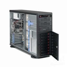 Supermicro CSE-743T-665B Pedastal Rack 4U 8*SATA/SAS E-ATX Nero
