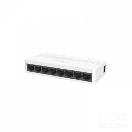 Hikvision DS-3E0108D-E Switch Unmanaged Fast Ethernet 8 Porte