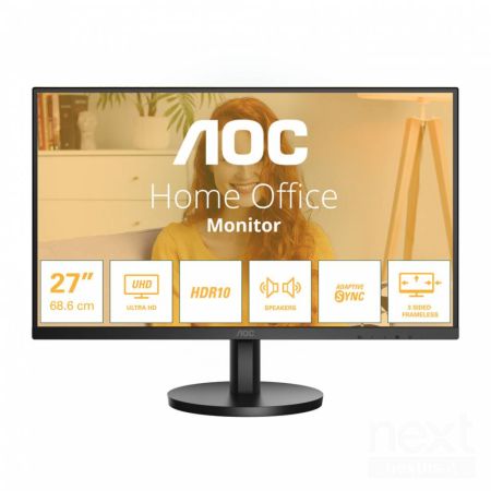 AOC U27B3A Monitor 27" IPS 60Hz 4K UHD 4ms Multimediale 2*HDMI/DisplayPort