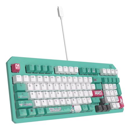 ASUS TUF Gaming K3 Gen II Hatsune Miku Edition tastiera USB Multicolore
