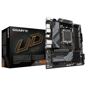 GIGABYTE B650M DS3H Scheda madre - AMD Ryzen serie 9000, VRM a 6+2+1 fasi, fino a 8000 MHz DDR5 (OC), 2xPCIe 4.0 M.2, LAN 2,5