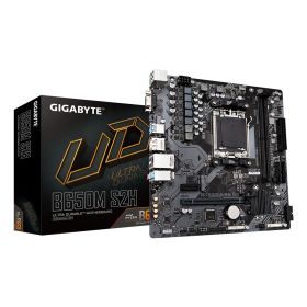 GIGABYTE B650M S2H Scheda madre - AMD Ryzen serie 9000, VRM a 5+2+2 fasi, fino a 6400 MHz DDR5 (OC), 1xPCIe 4.0 M.2, LAN GbE,