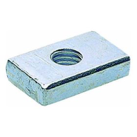 Dado rettangolare zincato ØM10 30x15 - 32x20 mm