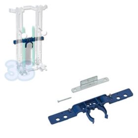 Collari staffaggi per tubazioni su staffa bidet sospeso Oter Base