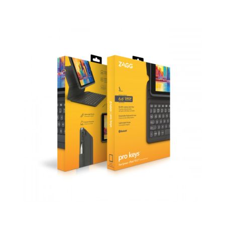 Zagg Pro Keys Custodia e tastiera per iPad 10.2 - Black/Grey - Italiano