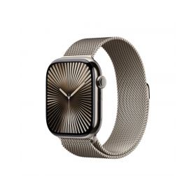 Apple Watch Series 10 GPS + Cellular 46mm Cassa Titanio Naturale con Natural Milanese Loop - S/M