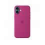 Custodia con Magsafe in Silicone per iPhone 16 Plus - Fucsia