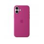 Custodia con Magsafe in Silicone per iPhone 16 Plus - Fucsia