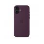 Custodia con Magsafe in Silicone per iPhone 16 Plus - Prugna