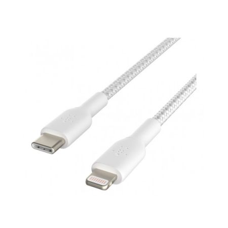 CAVO INTRECCIATO DA USB-C A LIGHTNING 2M - BIANCO