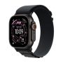 APPLE WATCH ULTRA 3GPS + CELLULAR49MMBLACK TITANIUM CASE WITH BLACK ALPINE LOOP - LARGE