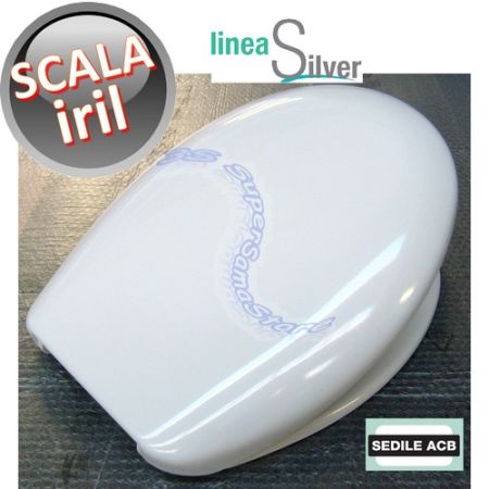 Sedile per wc Scala IRIL Ideal Standard in termoindurente - ACB Ercos