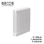 Termosifone tubolare acciaio 4 colonne - H 1800 mm Comby