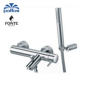 MISCELATORE VASCA ESTERNO CON DUPLEX DOCCIA REGOLABILE LIGHT PAFFONI FONTE LIG023 CR