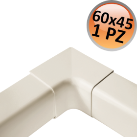Raccordo angolo interno 60x45mm - 1 PZ